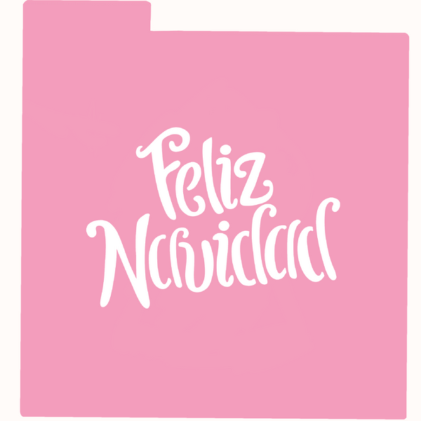 Stencil - Feliz navidad texto