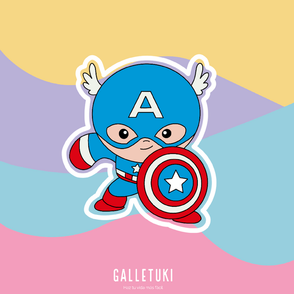 Cortador - Superhéroe capitán america