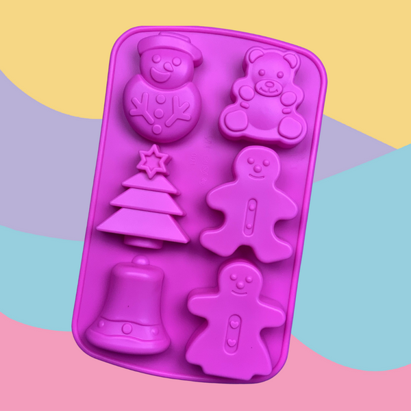 Molde de silicón - Navidad variados