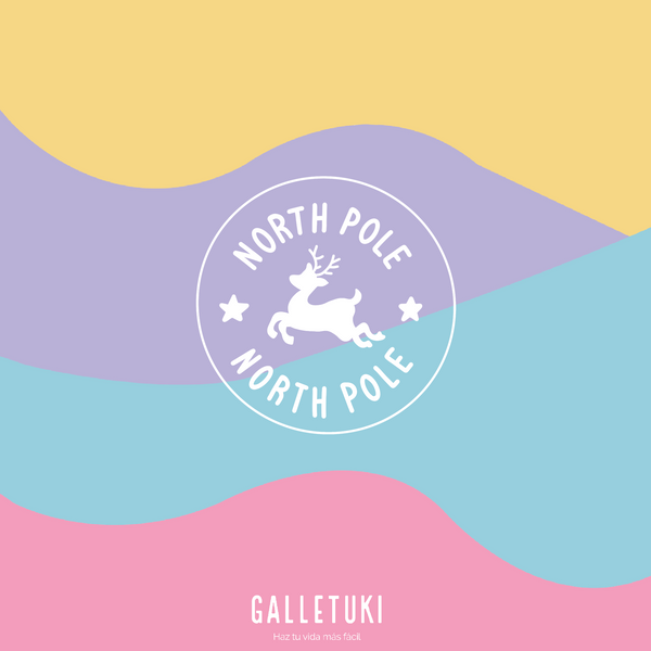 Sello - North Pole stamp
