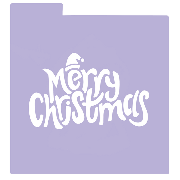Stencil - Merry Christmas sombreritos