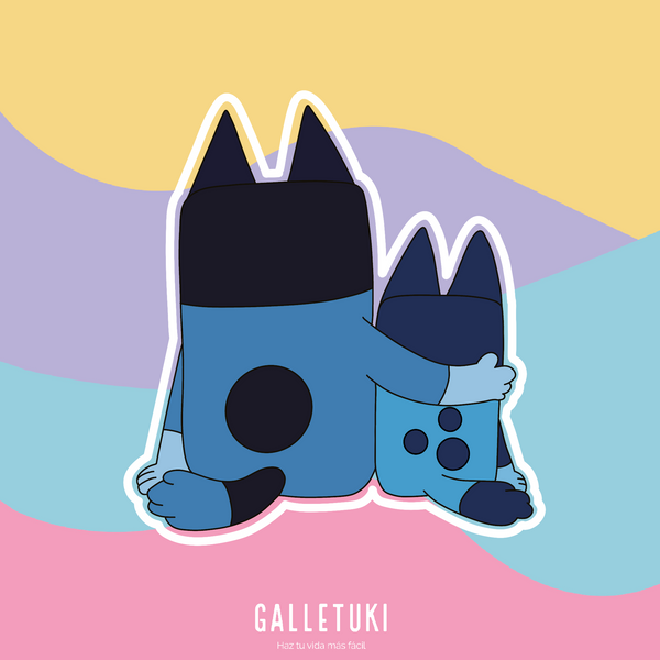 Cortador - Papa y Bluey