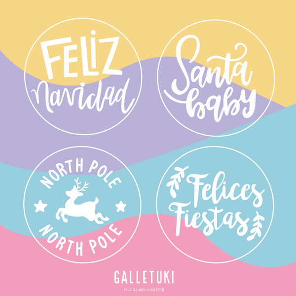 Sello - Felices fiestas set