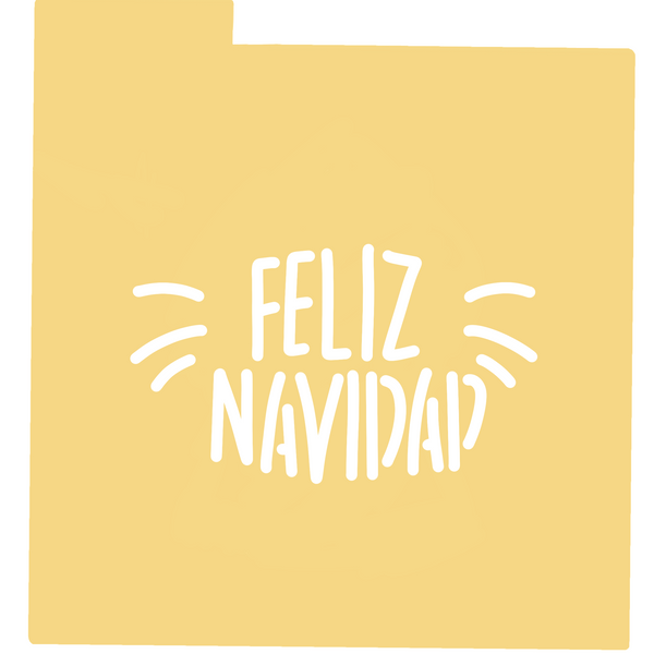 Stencil - Feliz navidad rayitas