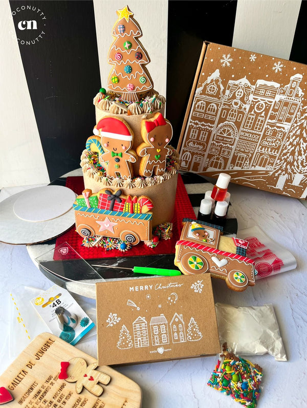 Sugar & spice cake and cookies  (curso navideño de pastel y galletas)