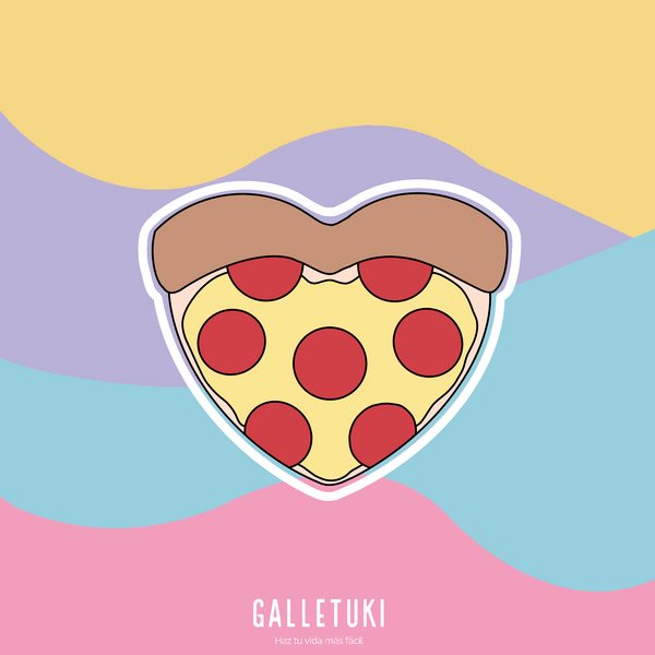 Cortador - Pizza corazon