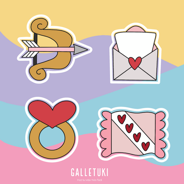 Cortador - Valentines Kit