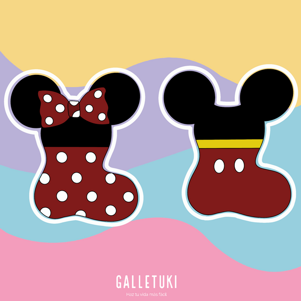 Cortador - Botas mickey