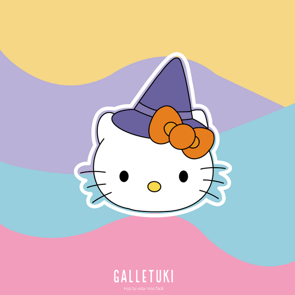 Cortador - Brujita hello Kitty
