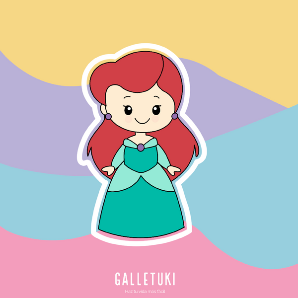 Cortador - Princesa Ariel
