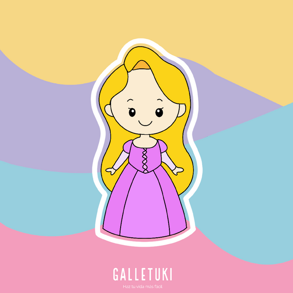 Cortador - Princesa Rapunzel