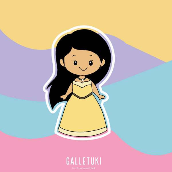 Cortador - Princesa Pocahontas