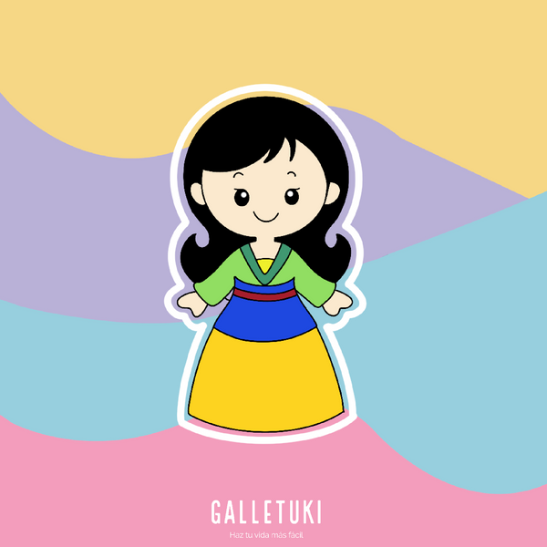 Cortador - Princesa Mulan