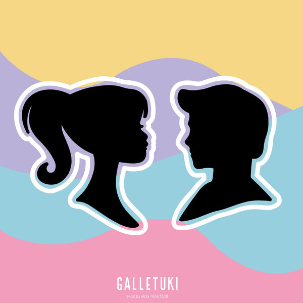 Cortador - Perfil Barbie y Ken