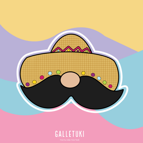 Cortador - Sombrero/bigote mexicano