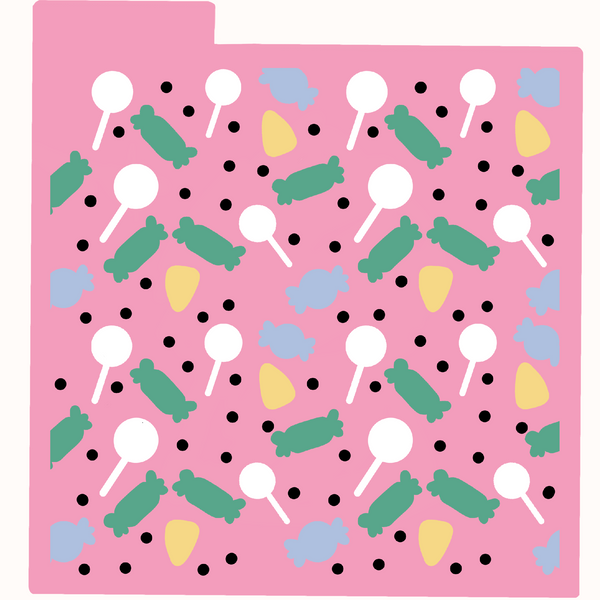 Stencil - Pedida de dulces (4 pozas)