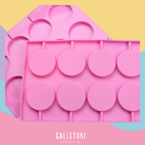 Molde de silicón - Paletas normales