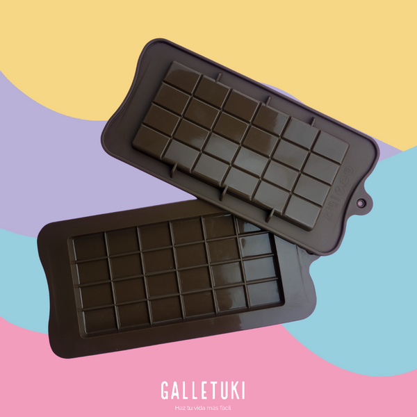 Molde de silicón - Barra de chocolates