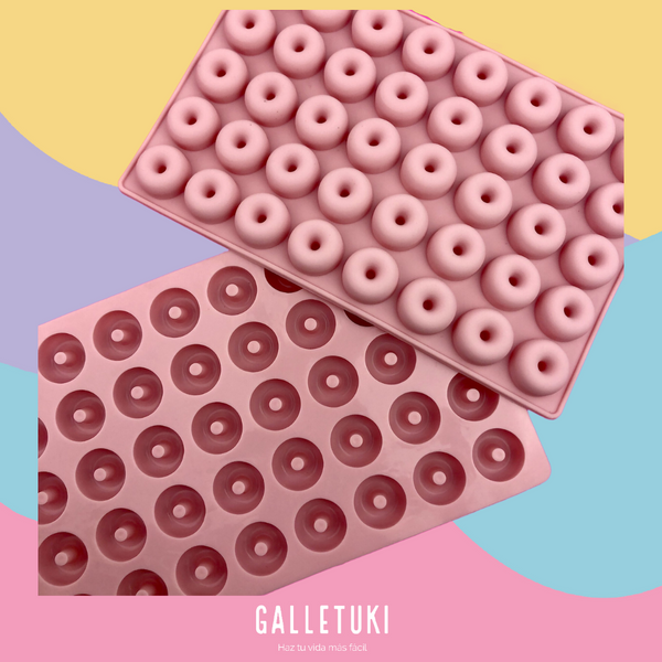 Molde de silicón - Mini donitas
