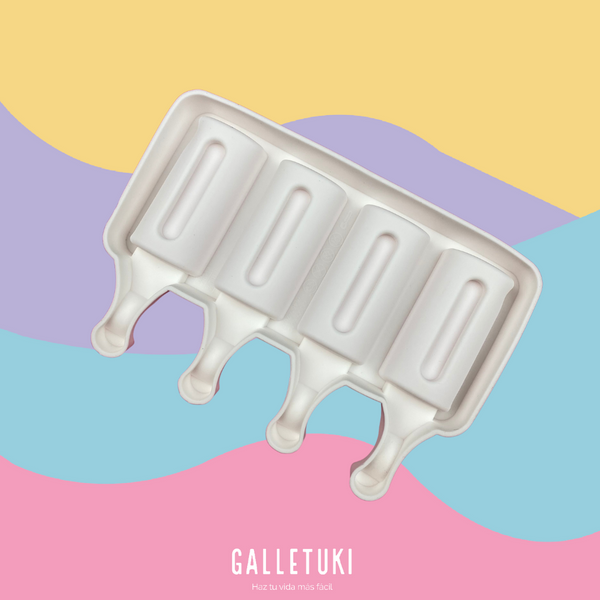 Molde de silicón - Paletas con hueco