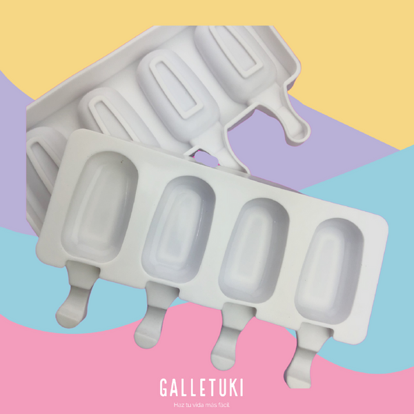Molde de silicón - Paleta Magnum pequeña