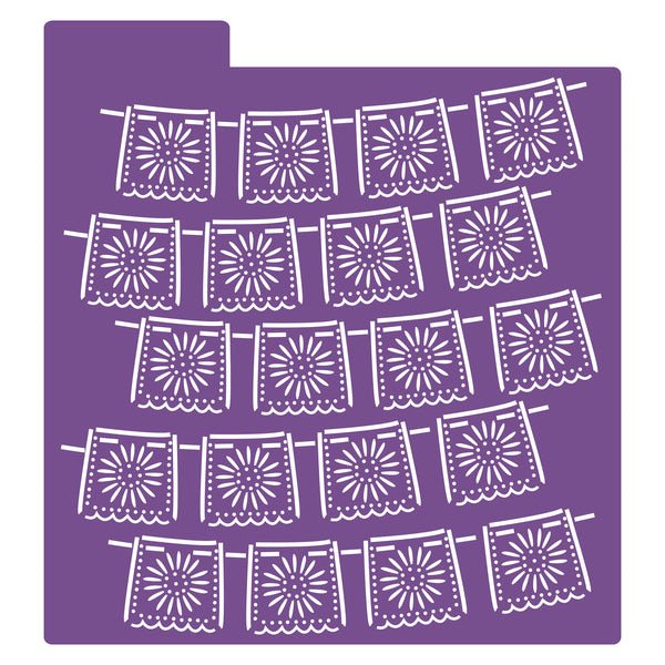 Stencil - Papel picado