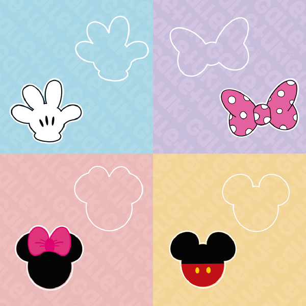 Cortadores - Kit Mickey y Minnie
