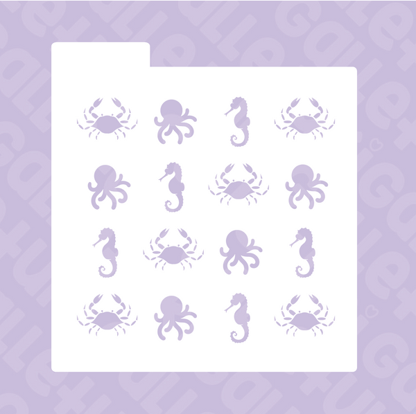 Stencil - Animales Marinos