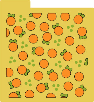 Stencil - Naranja (3 piezas)