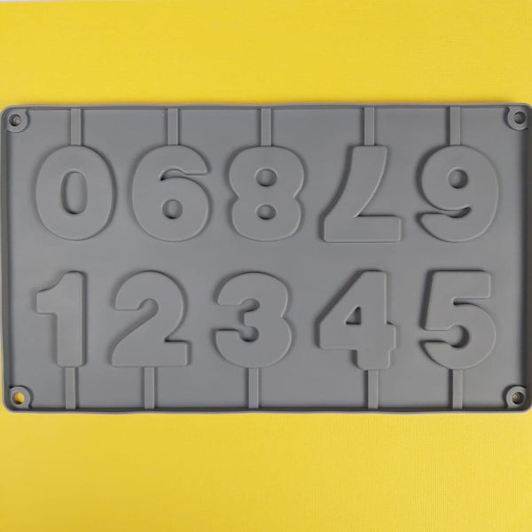 Moldes de silicon - Number toppers
