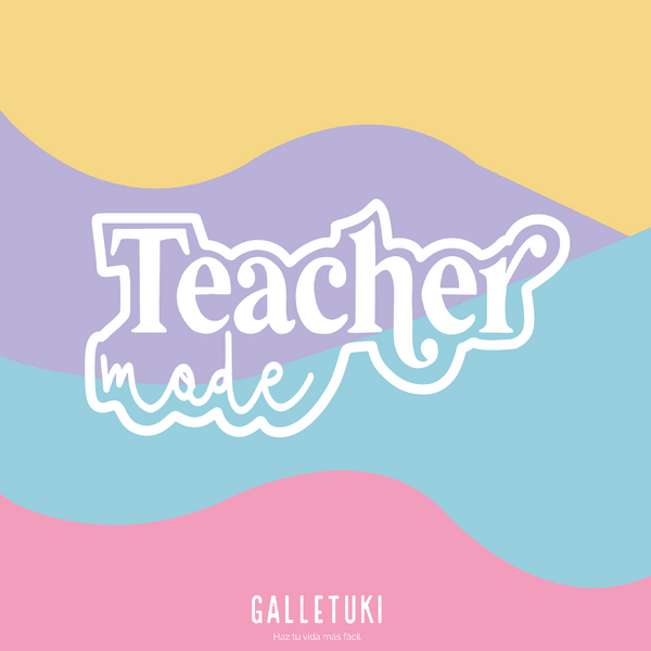 Sello + cortador - Teacher mode