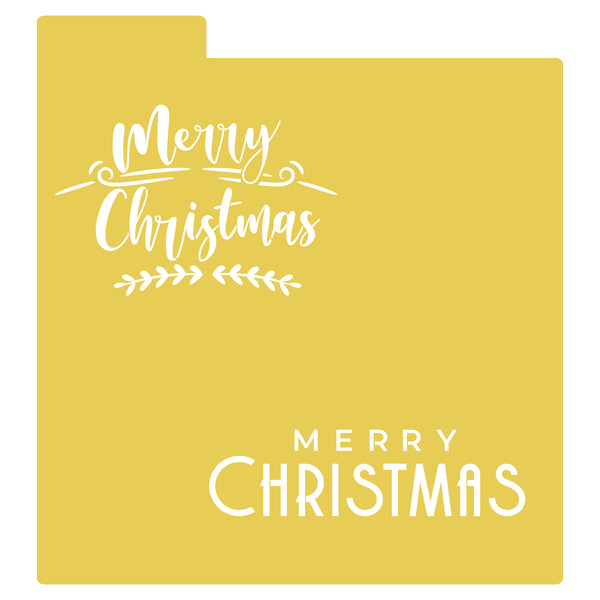 Stencil - Merry Christmas