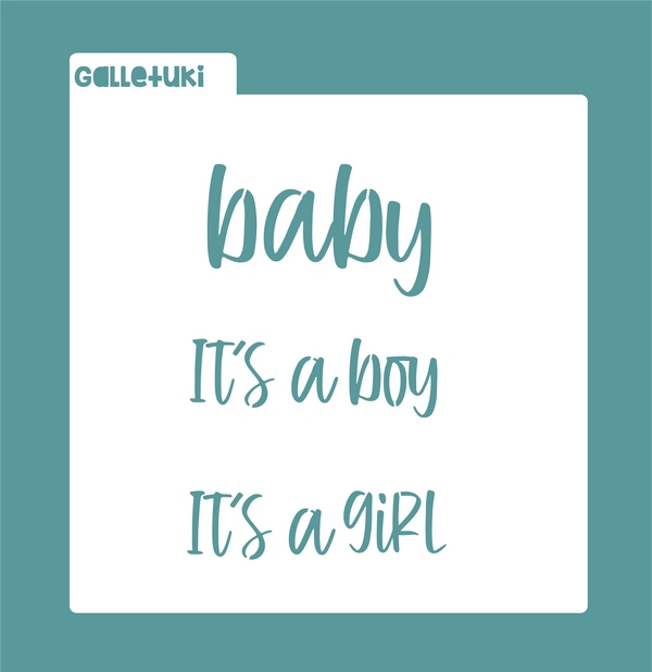 Stencil- Baby