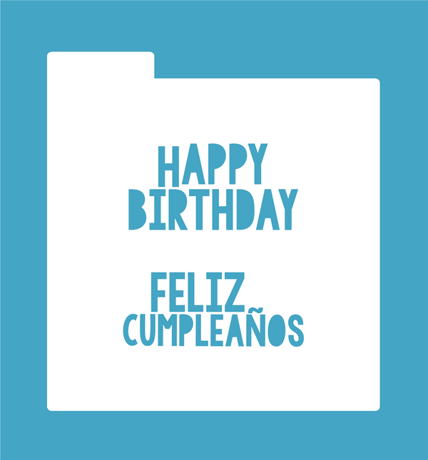 Stencil- Feliz Cumpleaños