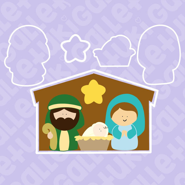 Cortador - Nacimiento de Jesús (5 piezas)