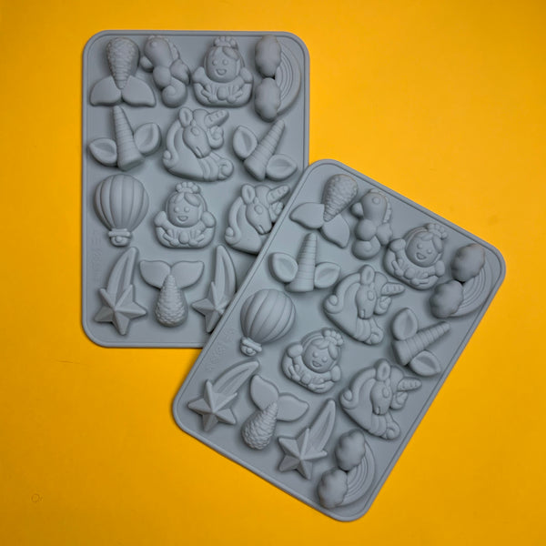 Molde de silicon - Cuento de hadas y unicornios