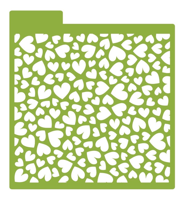 Stencil - Chubby heart