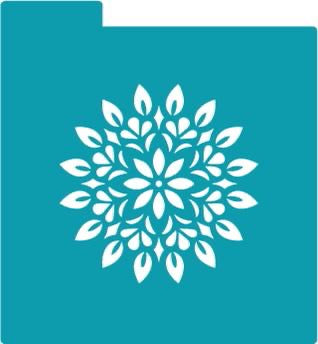 Stencil - Mandala flor