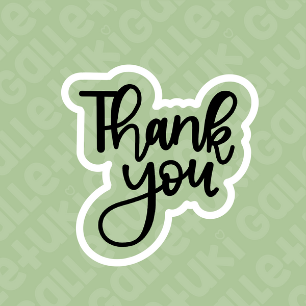 Cortador - Palabra thank you