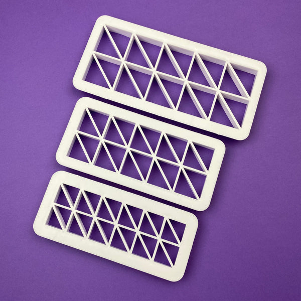 Utensilio - Cortador para fondant "Triángulos"