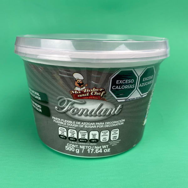 Insumos - Fondant natural "Negro"