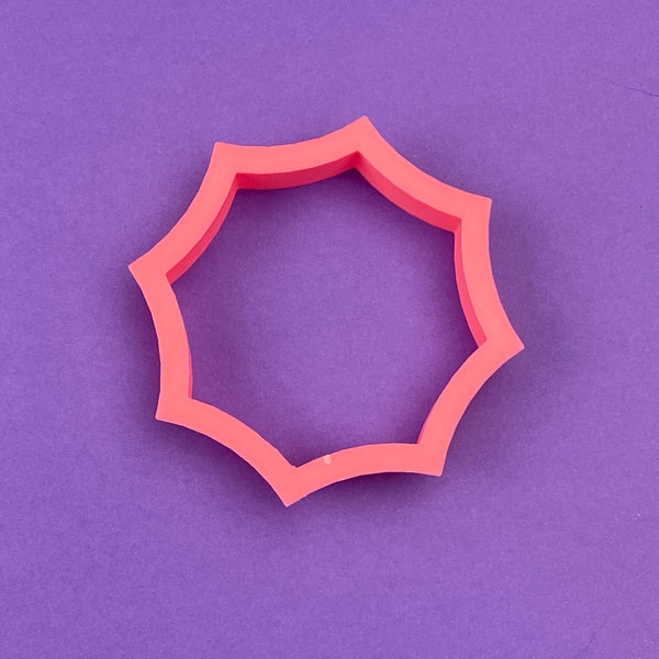 Cortador - Círculo con borde inverso 6 cm