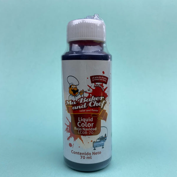 Insumos - Liquid color mate " Rojo Navidad"
