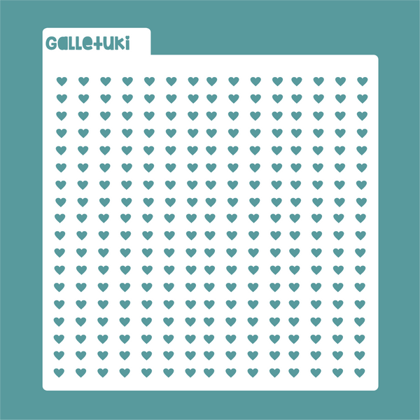 Stencil- Mini Corazones